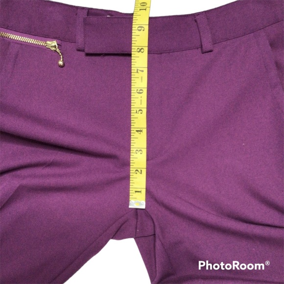 Nanette Lepore Purple Canoodle Pants Size 2 - Picture 11 of 12